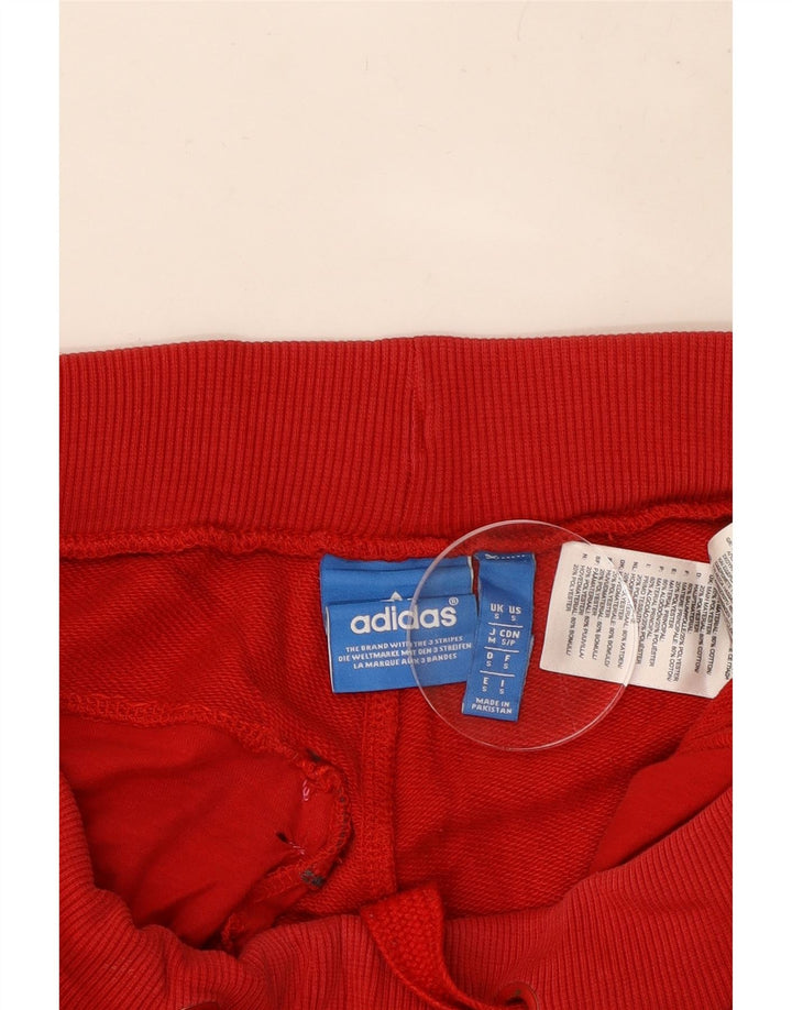 Pantaloni de trening pentru bărbați ADIDAS Pantaloni de jogging Bumbac roșu mic