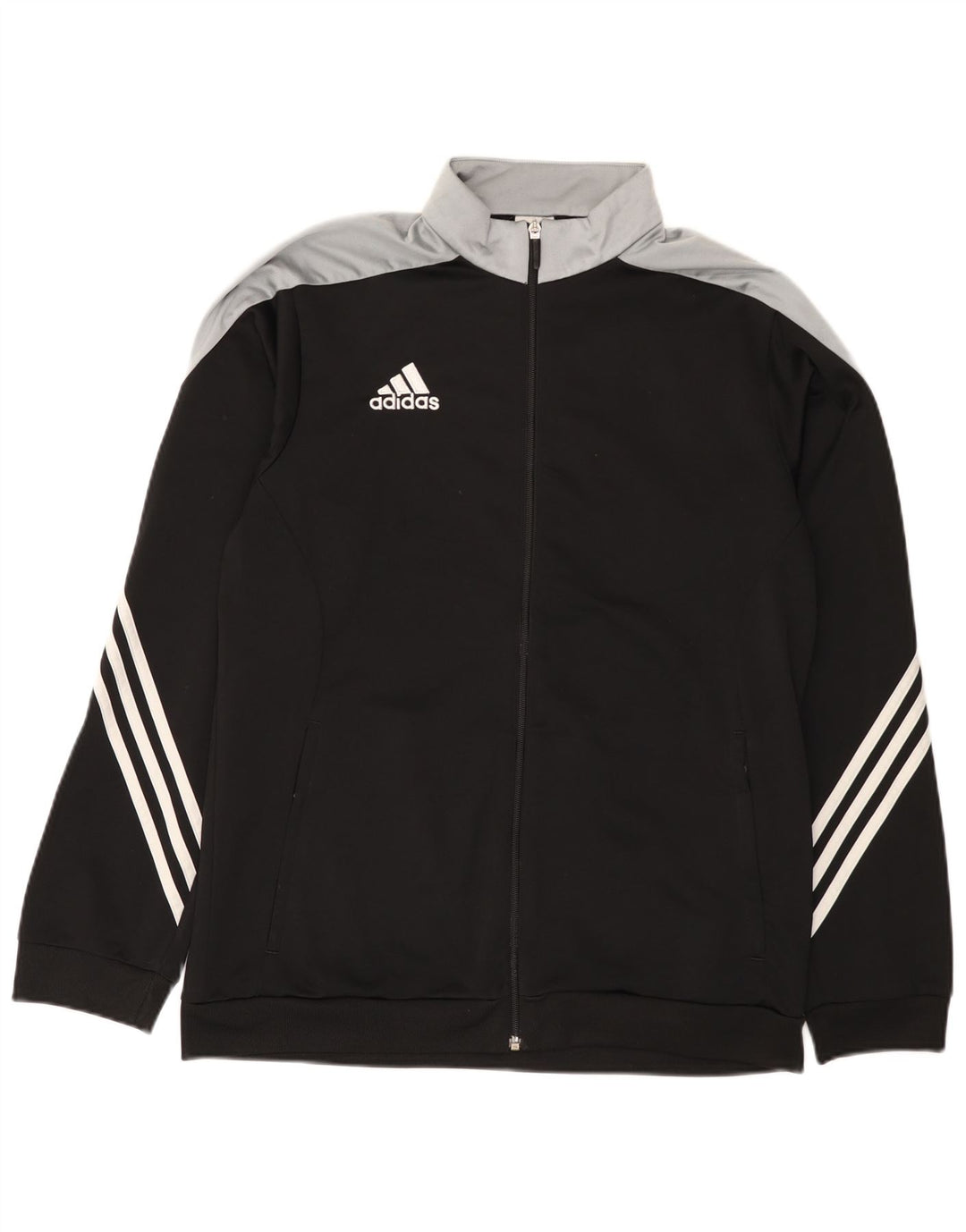 Trening complet pentru bărbați Adidas, mare, negru, poliester color bloc