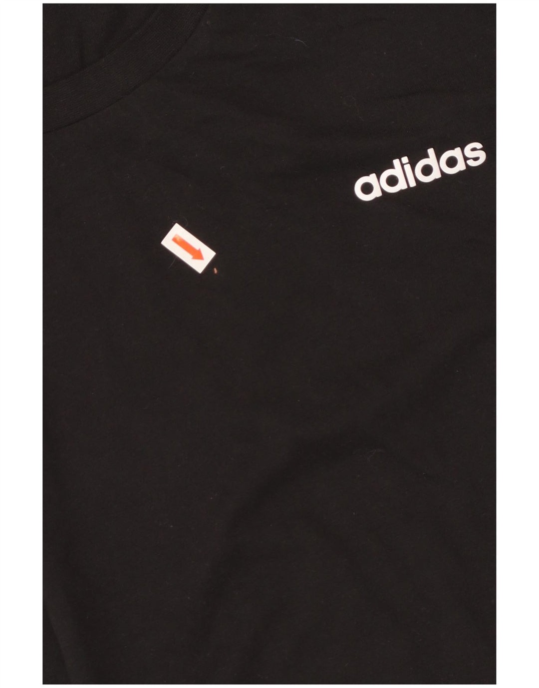 Top tricou ADIDAS pentru femei UK 20/22 XL bumbac negru