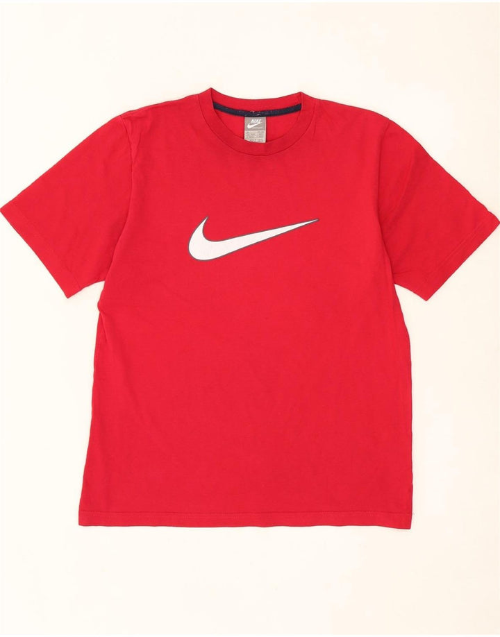 NIKE Mens Graphic T-Shirt Top UK 39/41 Medium Red Vintage Nike and Second-Hand Nike from Messina Hembry 