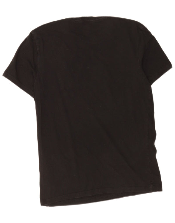 Levi's Mens Slim T-Shirt Top Medium Black Cotton