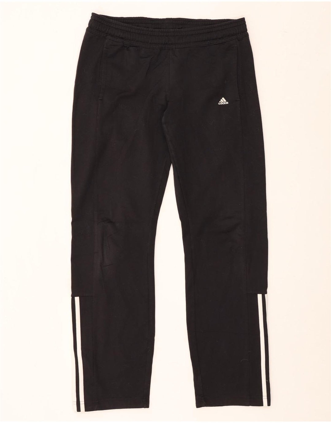 Pantaloni de trening Adidas pentru femei UK 8/10 Poliester negru mic