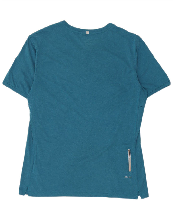 Tricou pentru bărbați Nike Dri Fit Top mare, albastru, poliester