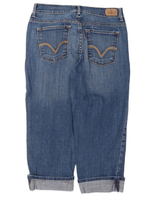 Blugi LEVI'S 515 Capri pentru femei US 4 Small W28 L20 Bumbac albastru
