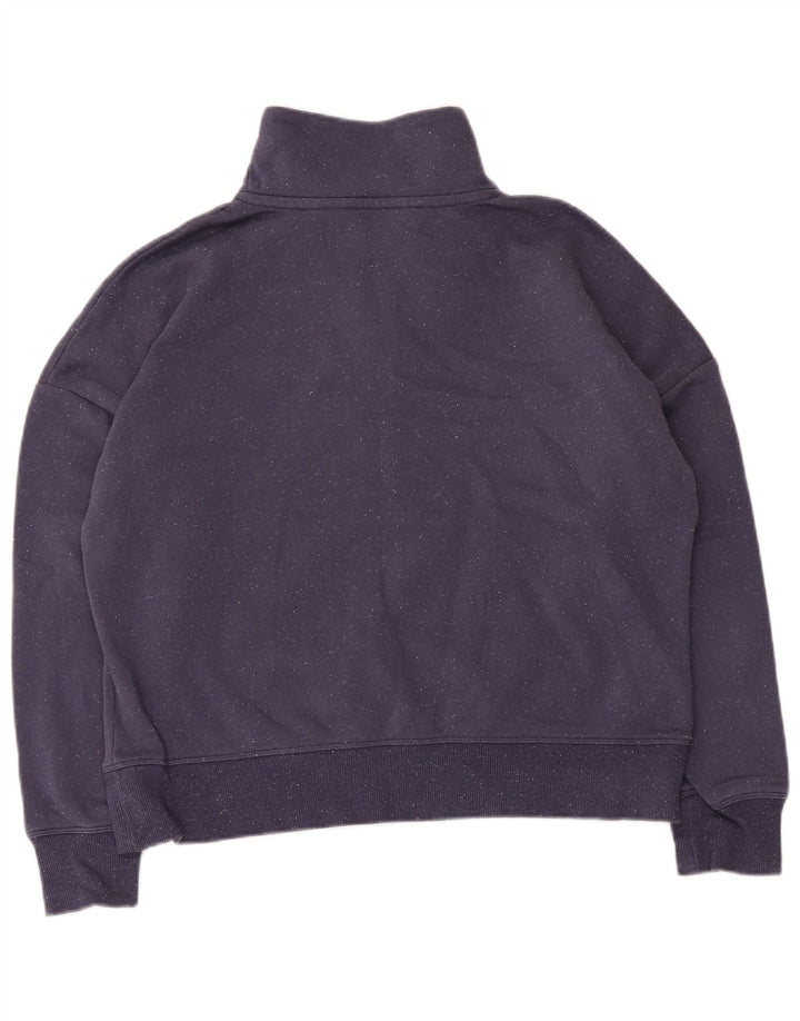 Under Armour Womens Oversized Sweatshirt Jumper UK 10 Small Navy Blue