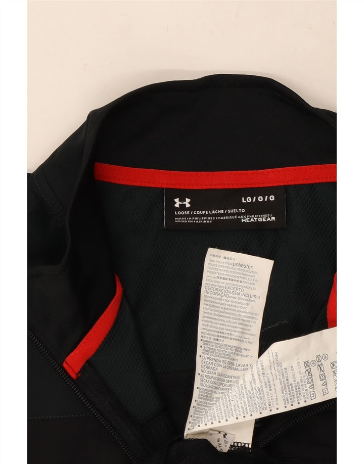 Jachetă de trening pentru bărbați UNDER ARMOUR Heat Gear, mare, neagră