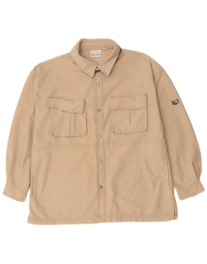Cămașă Diadora pentru bărbați UK 40 Medium Beige