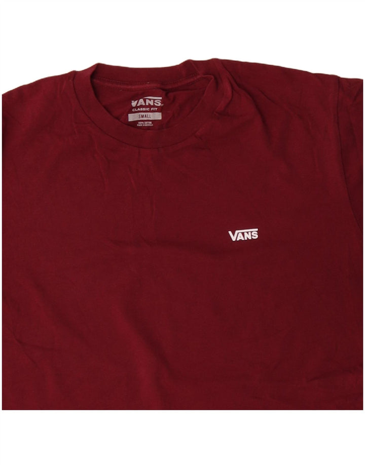 Tricou VANS Classic Fit pentru bărbați Top mic din bumbac maro