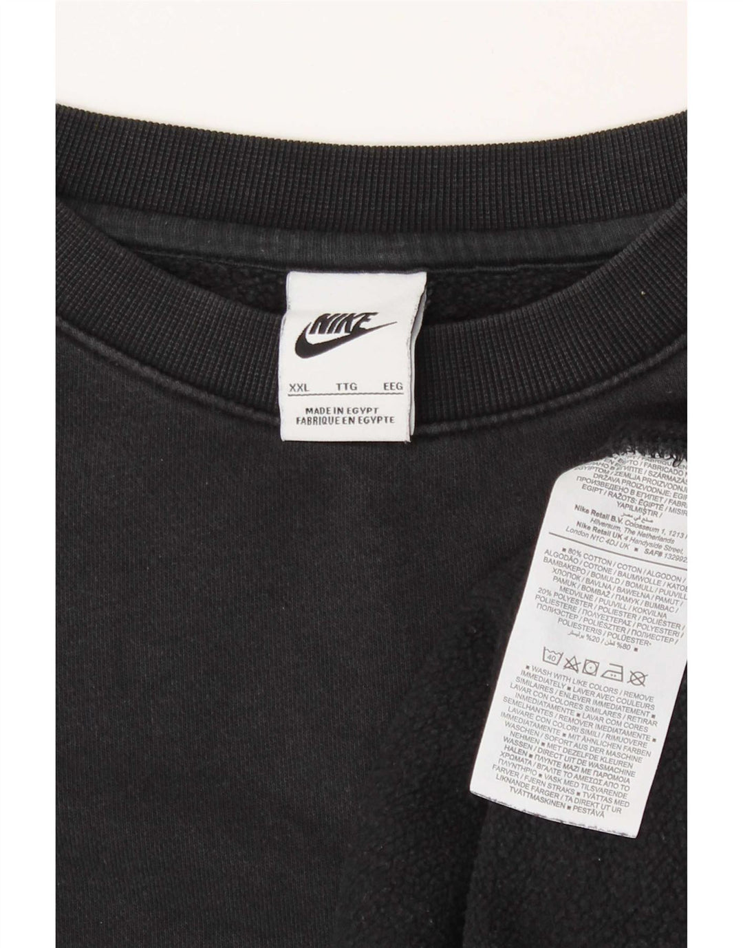 Pulover Nike pentru bărbați, 2XL, bumbac negru
