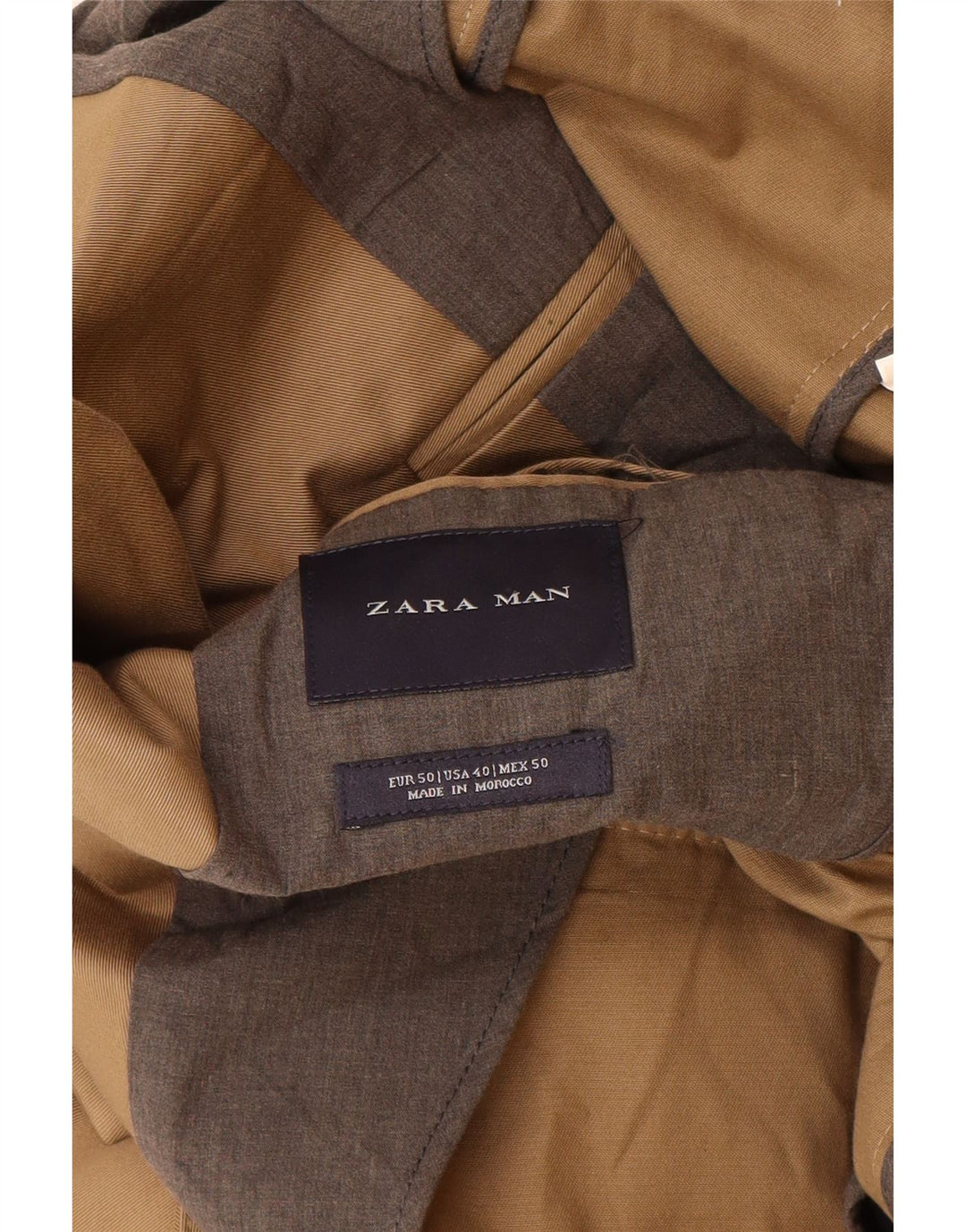 Blazer pentru bărbați Zara cu 2 nasturi EU 50 Maro Mediu