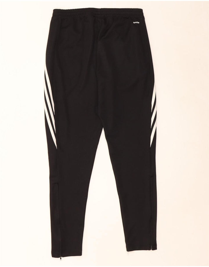 Pantaloni de trening Adidas Climalite pentru bărbați, poliester mediu negru