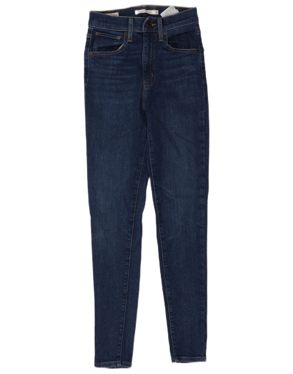 Blugi super skinny Levi's Mile High pentru femei L25 L28 Bumbac albastru