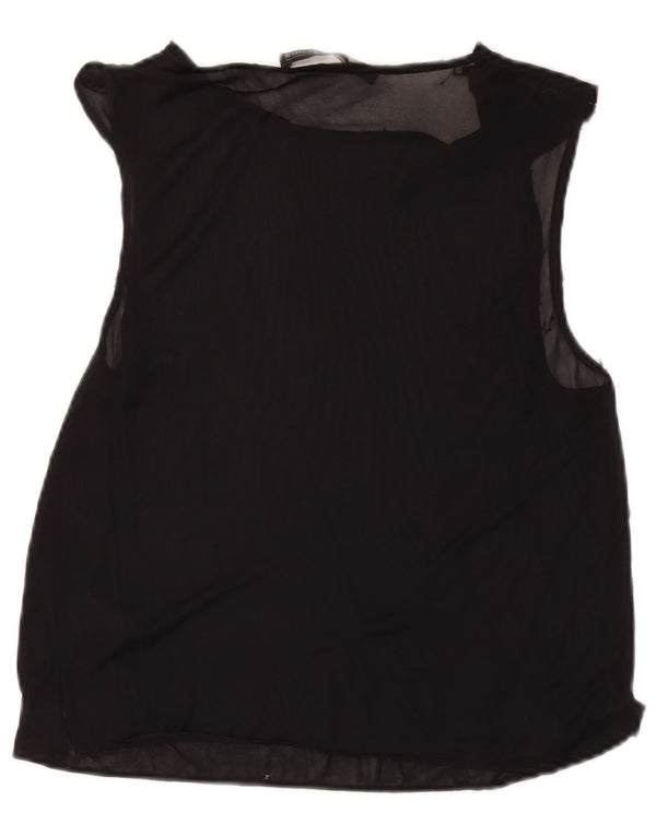 Bluză fără mâneci pentru femei All Saints UK 10 Small Black Acetat