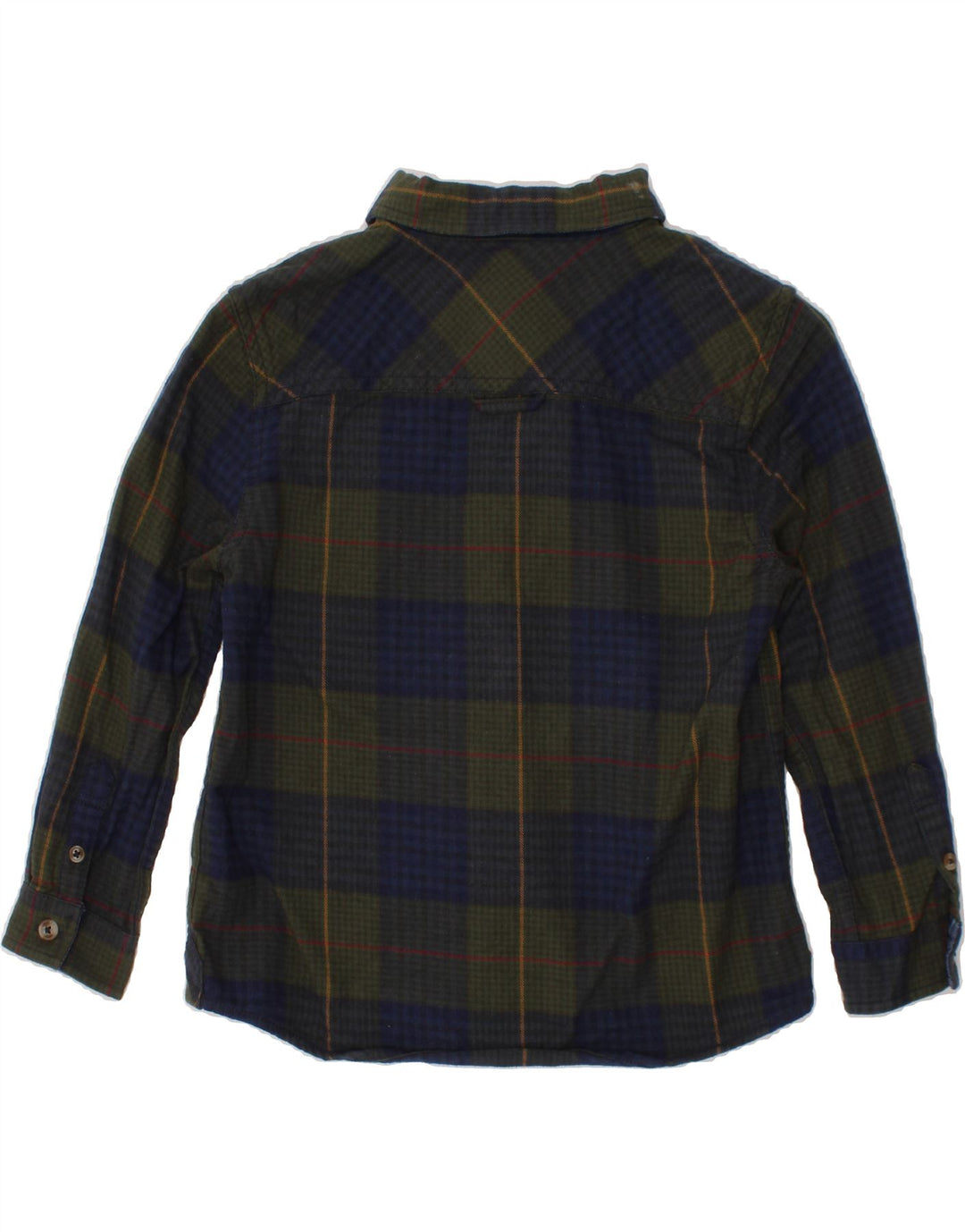 JOULES Boys Shirt 4-5 Years Green Check Cotton Vintage Joules and Second-Hand Joules from Messina Hembry 