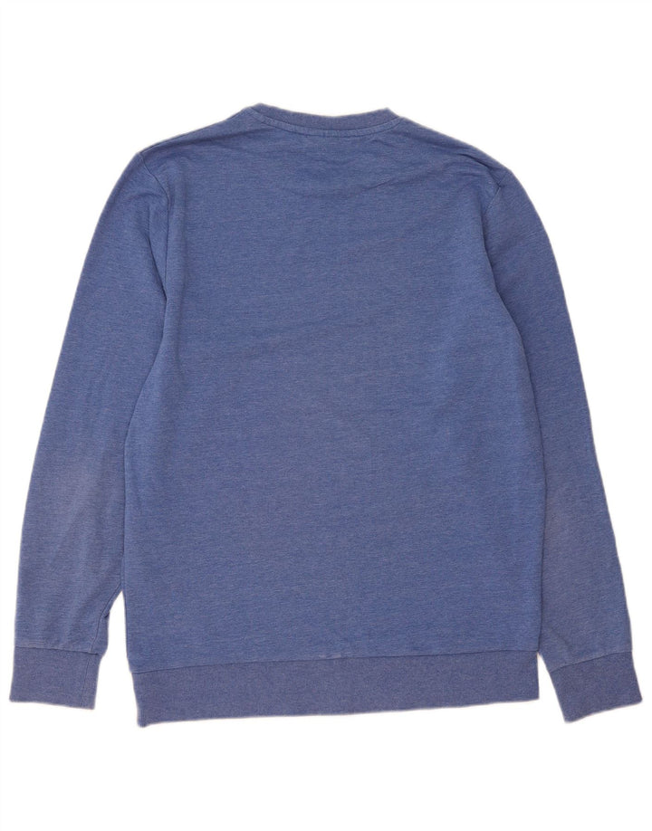JACK & JONES Mens Sweatshirt Jumper Large Blue Polyester