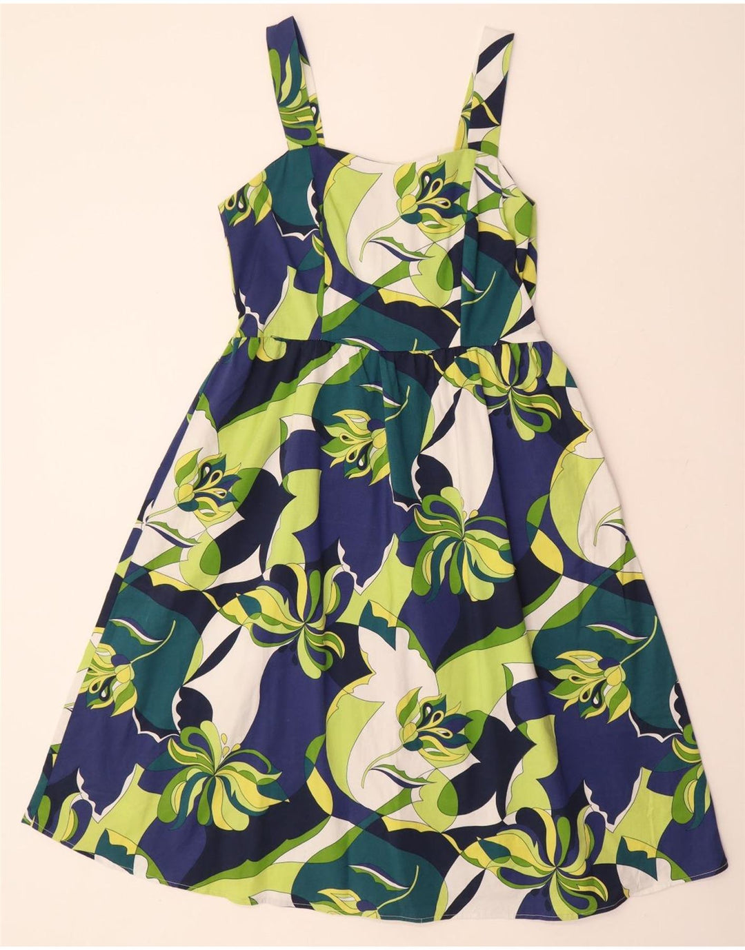 Rochie de soare pentru femei VINTAGE IT 48 XL bumbac floral multicolor