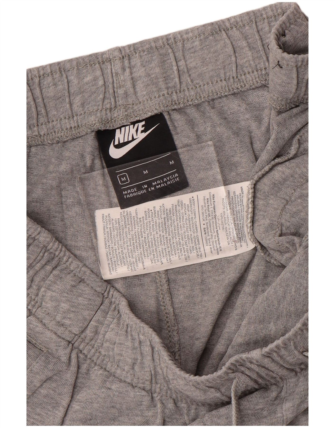 Pantaloni scurți sport Nike pentru bărbați, bumbac, gri mediu