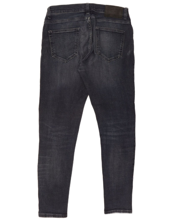 Blugi pentru bărbați Zara Slim EU 40 Medium W31 L28 Bleumarin Bumbac