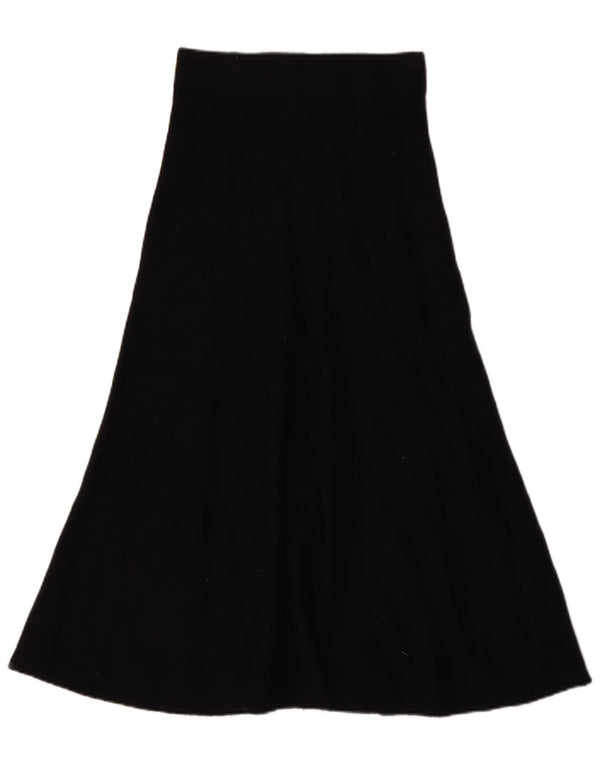 Fustă A-Line pentru femei Marks & Spencer cu talie înaltă UK 10 Small W26 Black