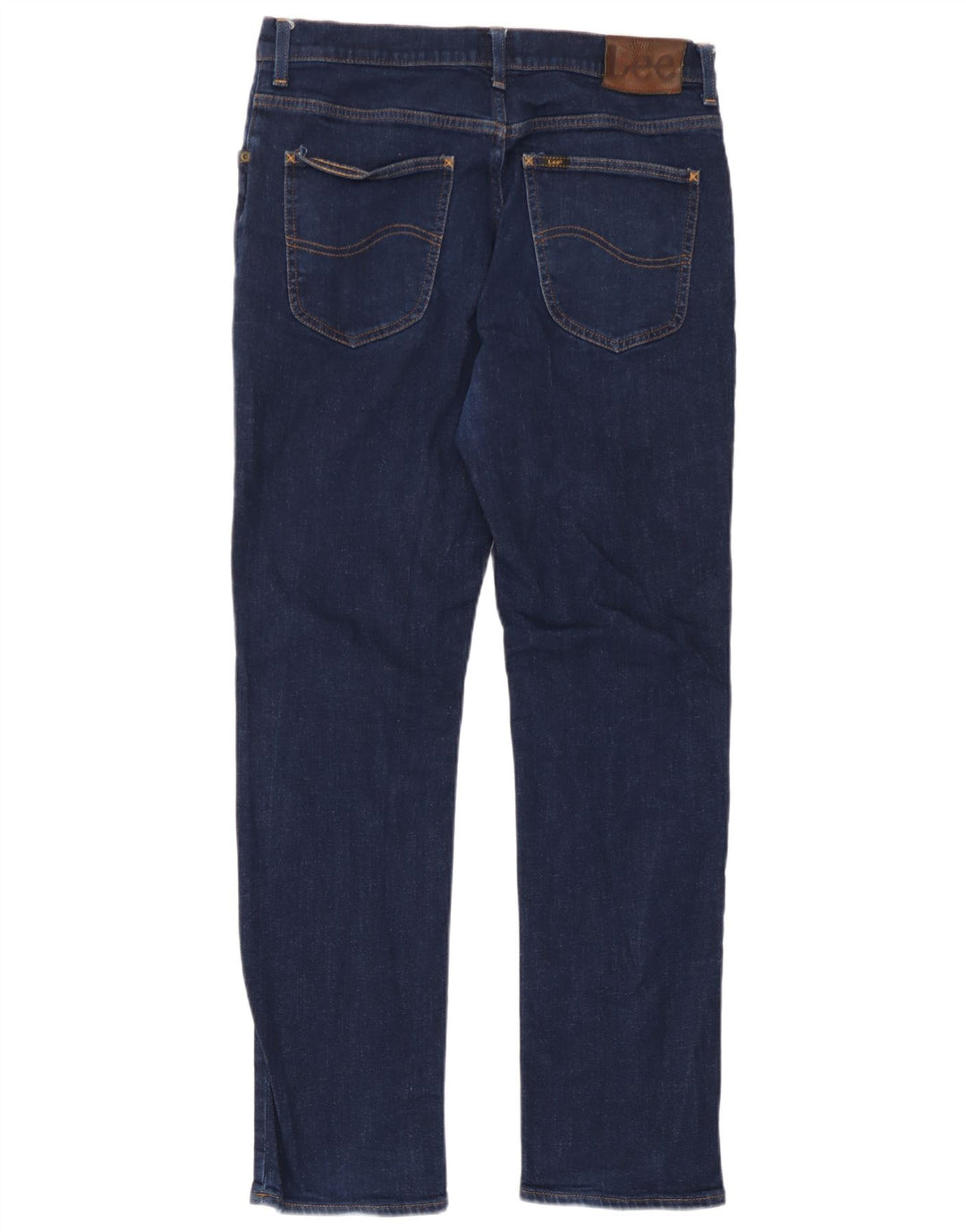 Blugi drepti Brooklyn pentru femei Lee W33 L29 Bumbac bleumarin