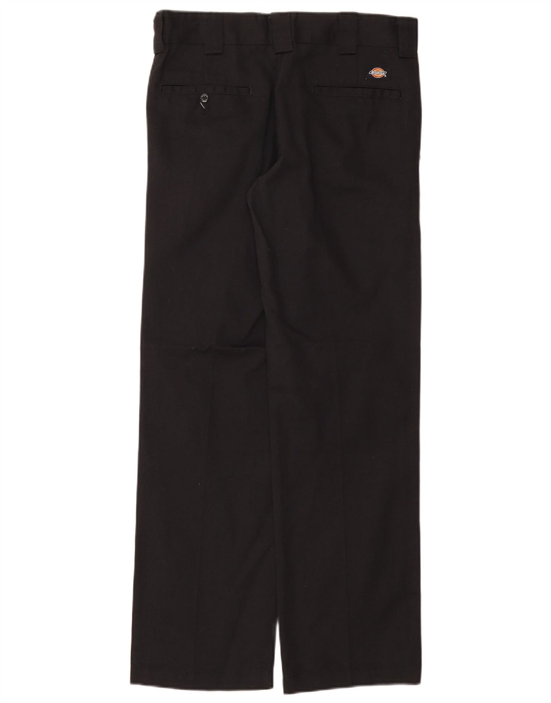 Dickies Mens Slim Straight Chino Trousers W30 L32 Black Polyester