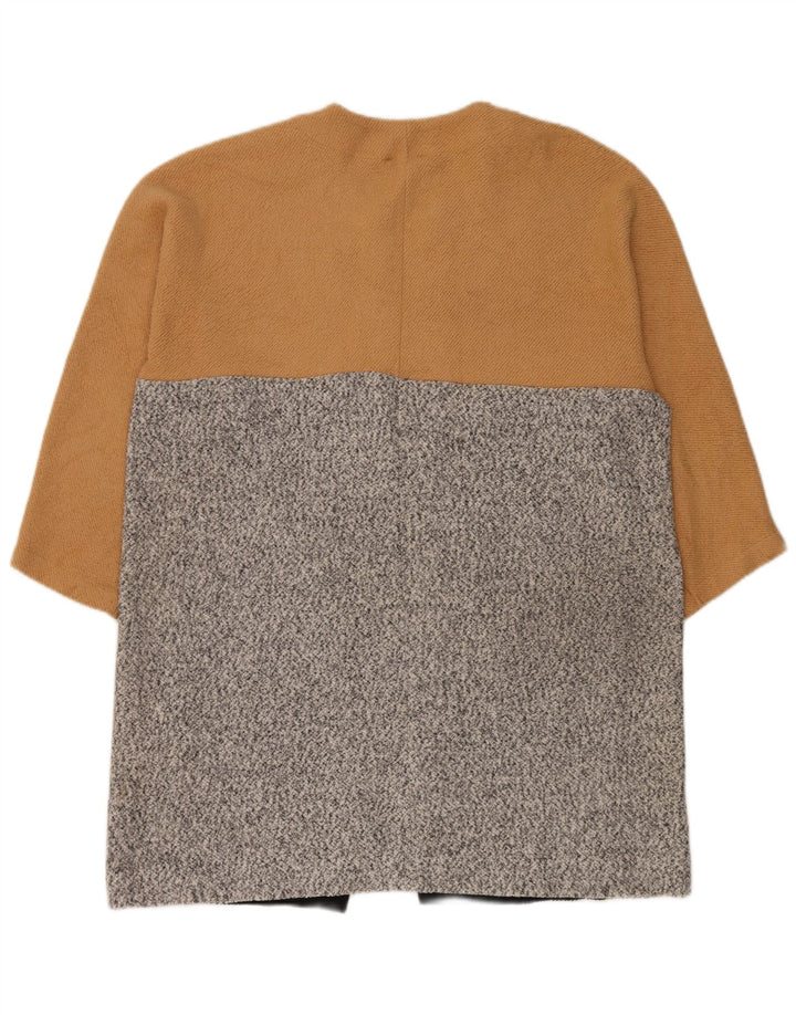 Pardesiu supradimensionat pentru femei Zara UK 14 Medium Multicolor Colorblock