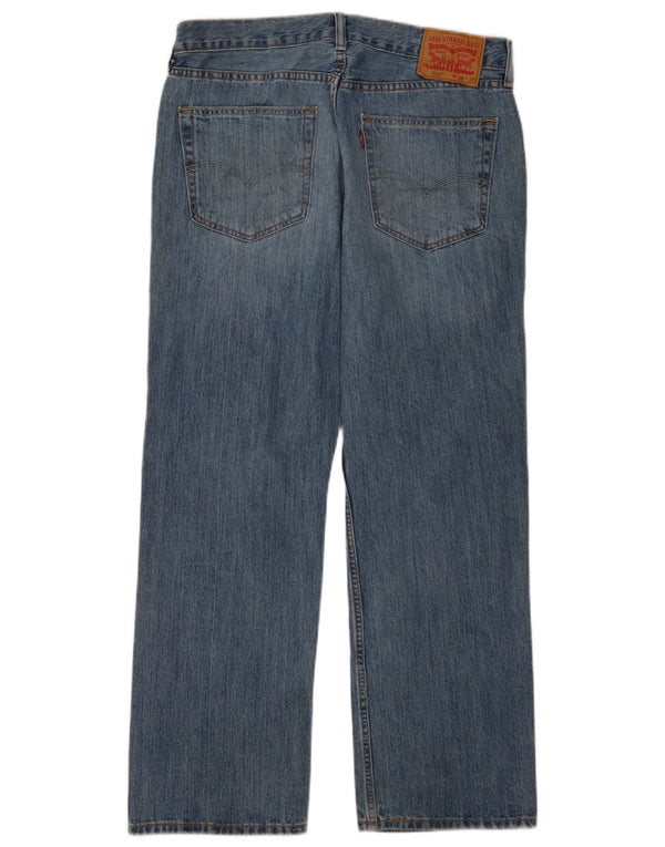 Blugi drepti pentru bărbați Levi's 559, cu ajustare relaxată, L34 L30, bumbac albastru