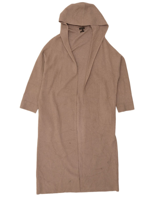 Pulover cardigan cu glugă pentru femei Massimo Dutti UK 10 Mic Bej