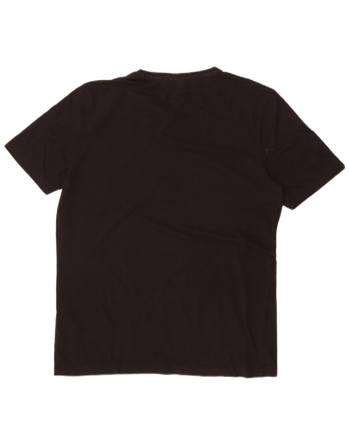 Tricou pentru bărbați Hugo Boss Top mare din bumbac negru