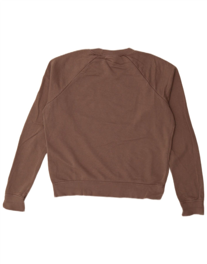 Pulover supradimensionat pentru femei Nike UK 10 Bumbac maro mic