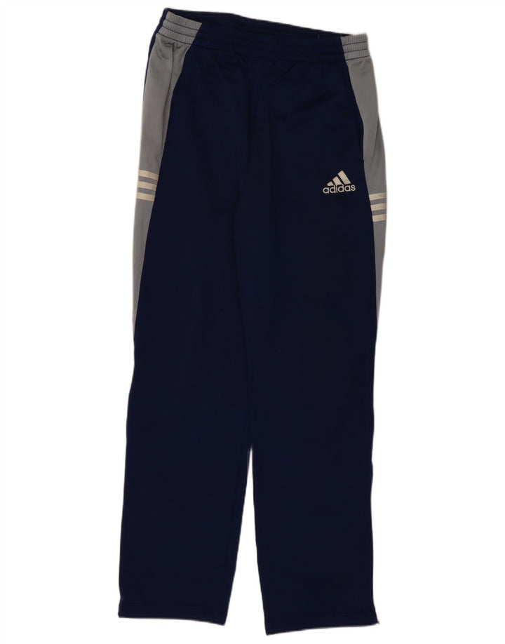 Pantaloni de trening ADIDAS pentru bărbați Marea Britanie 40/42, mijlocii, bleumarin, color block