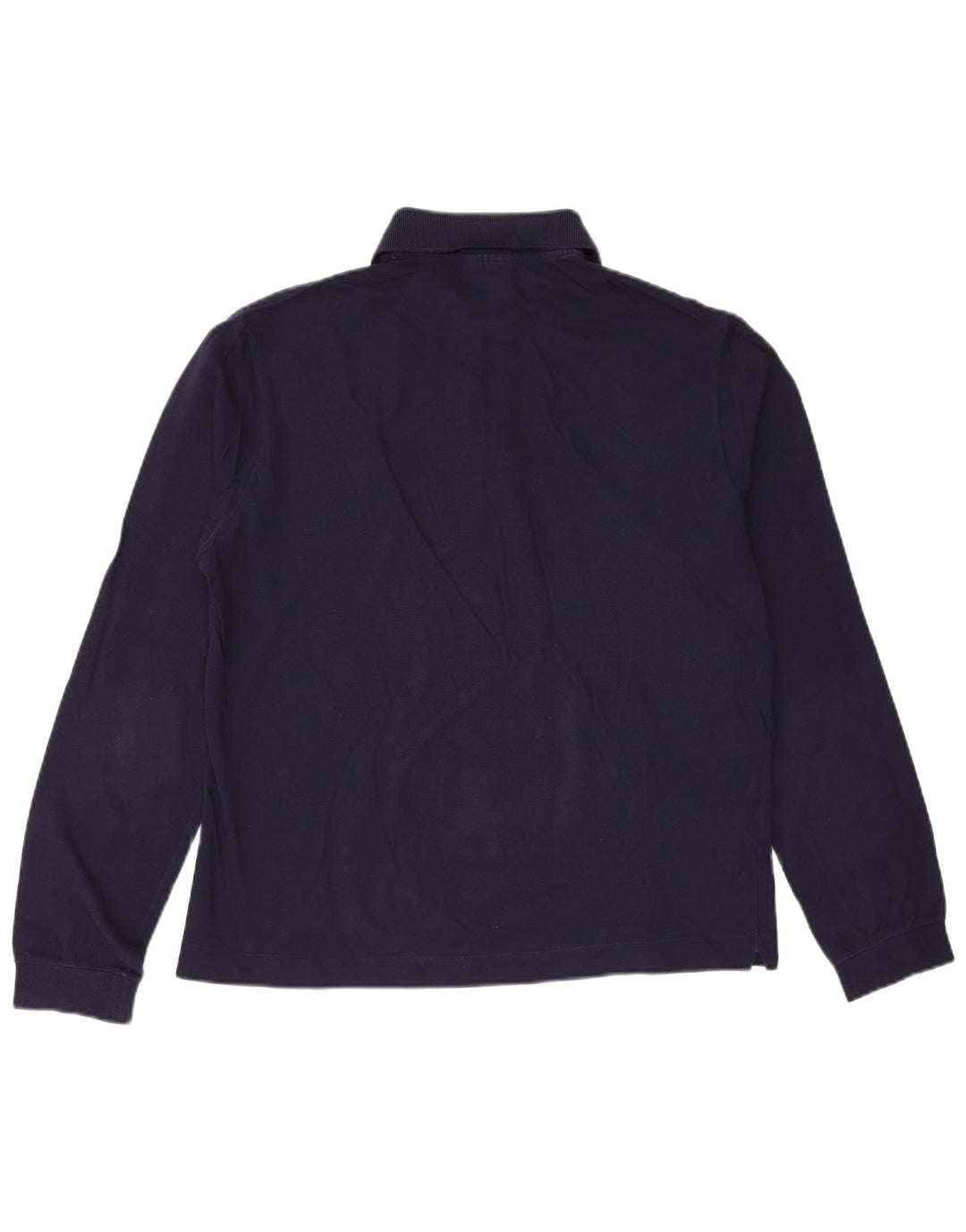 Cămașă polo cu mânecă lungă LACOSTE pentru bărbați, mărime 4, medie, bumbac bleumarin