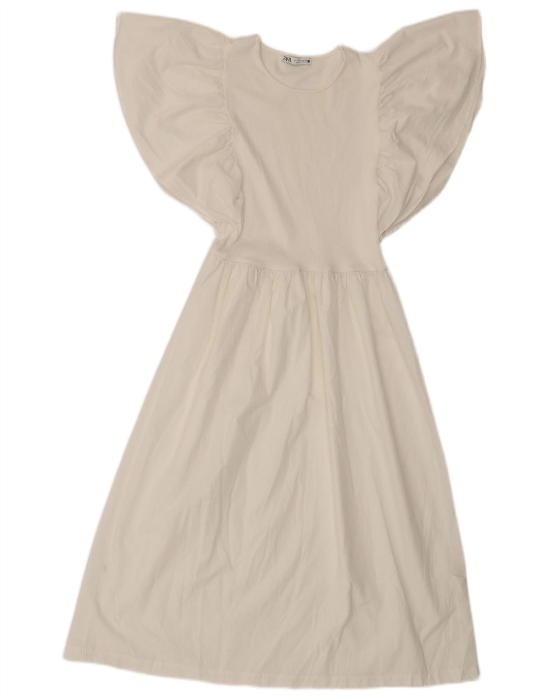 Rochie de linie A pentru femei Zara Liliac, UK 8, Poliester alb, mic