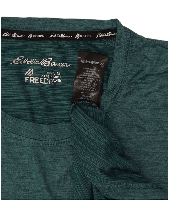 Tricou pentru bărbați Eddie Bauer Top XL Poliester cu pată verde