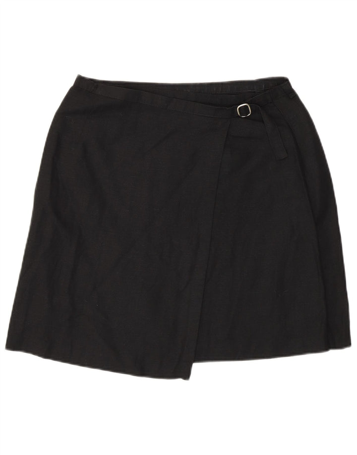 Fusta Wrap pentru femei Benetton IT 42 Medium W27 in negru