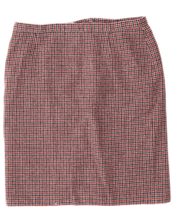 Fusta creion pentru femei Eastex UK 20 2XL W34 Lână cu picior de gală multicoloră