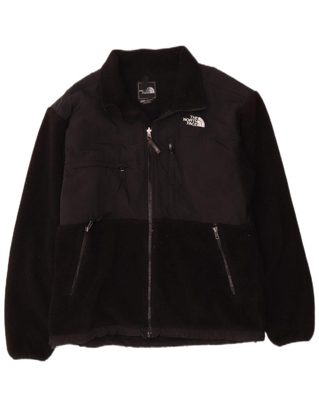 The North Face Mens Fleece Jacket UK 38 Medium Black Poliester