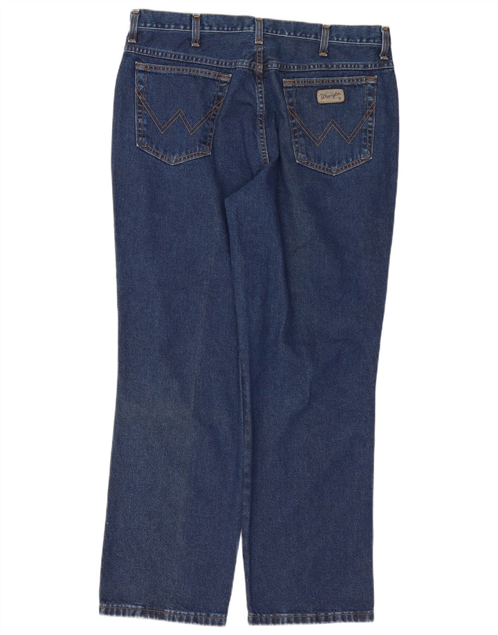 Blugi drepte pentru bărbați Wrangler Ohio W38 L30 bumbac albastru