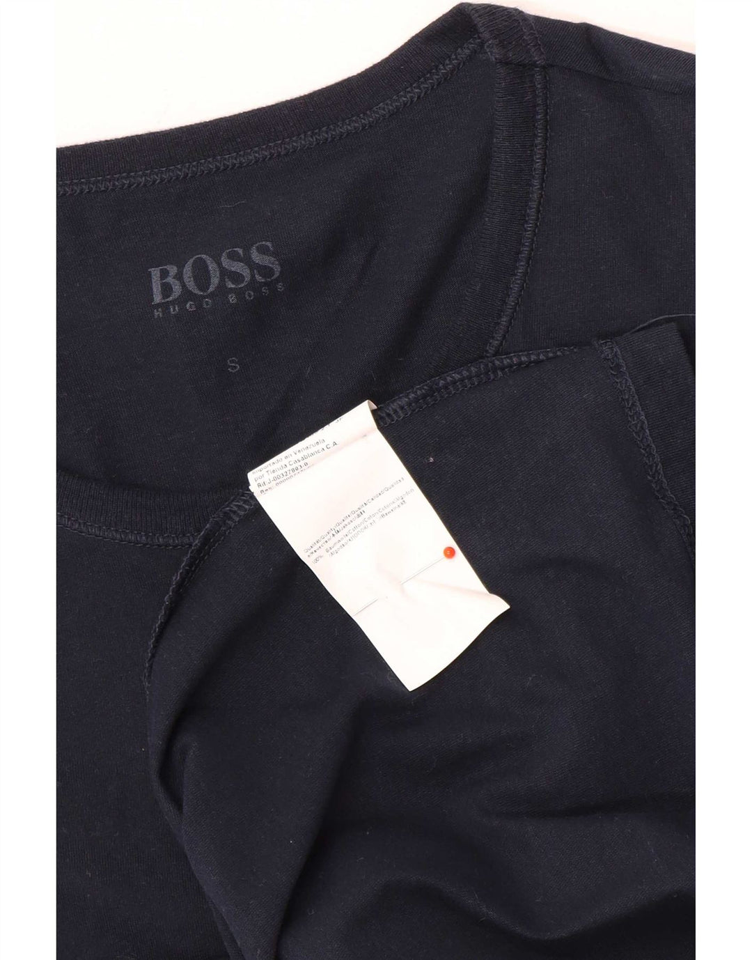 Tricou pentru bărbați Hugo Boss Top mic din bumbac bleumarin