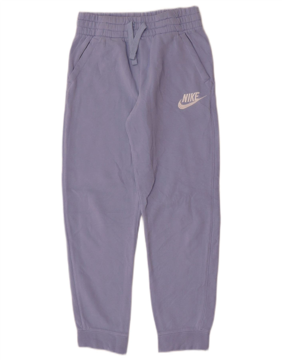 Pantaloni de trening Nike baieti Joggeri 10-11 ani Bumbac albastru mediu