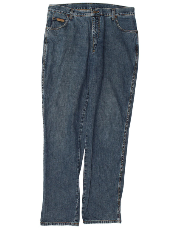 Blugi drepte pentru bărbați Wrangler Texas W38 L36 Bumbac albastru