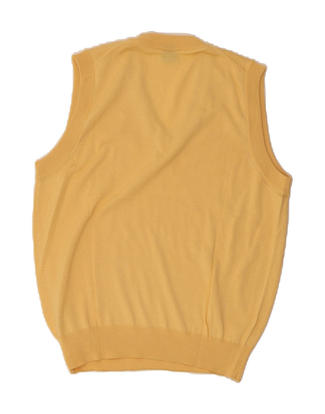 CANDA Womens Vest Tank Top UK 14 Medium Yellow Wool Vintage Canda and Second-Hand Canda from Messina Hembry 