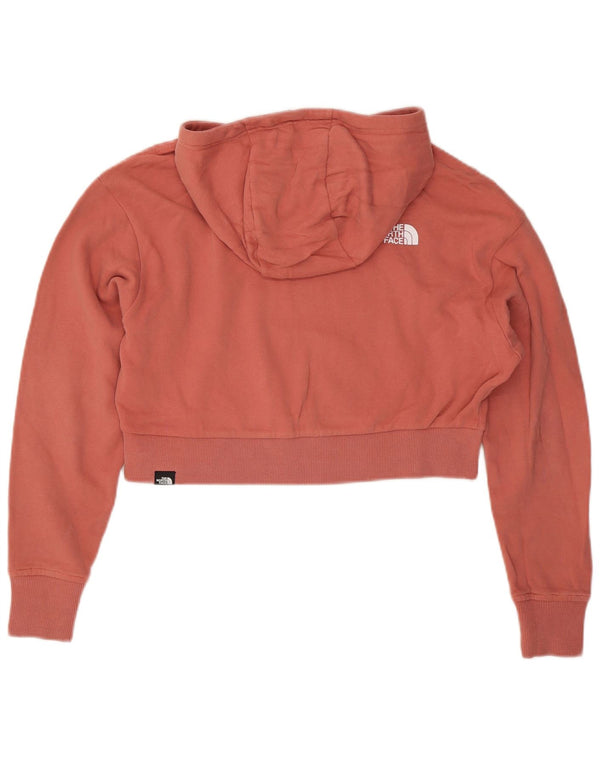 Jumper The North Face pentru femei Crop Oversized Hoodie UK 10 Small Pink Bumbac
