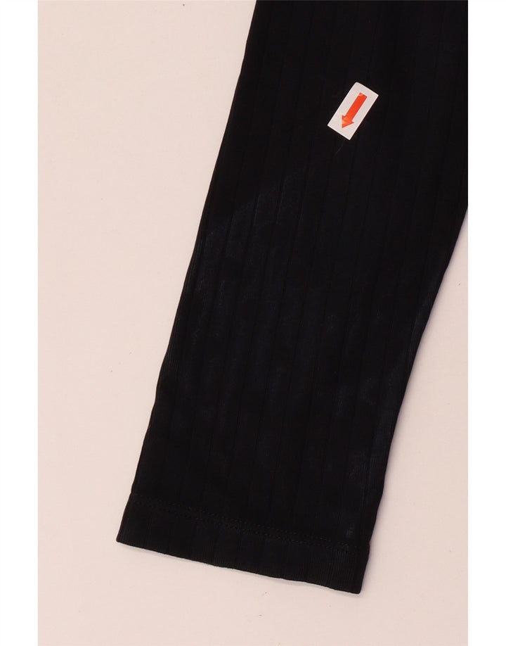 CALVIN KLEIN JEANS Top pentru femei cu mânecă lungă UK 12 Mediu Bleumarin Poliamidă