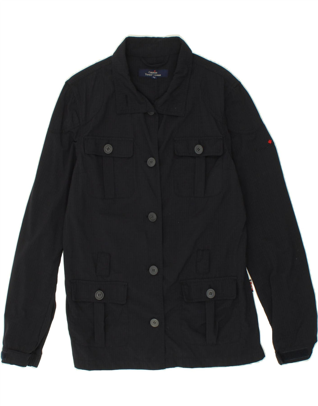 CANADIAN Womens Utility Jacket IT 48 XL Navy Blue Polyamide Vintage Canadian and Second-Hand Canadian from Messina Hembry 