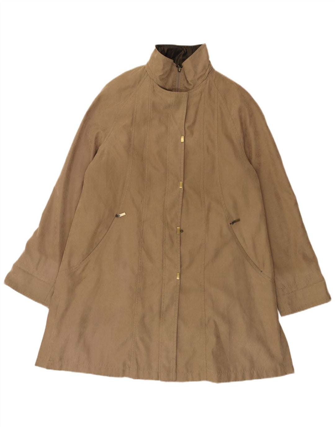 Pardesiu pentru femei JACQUES VERT UK 14 Medium Bej Poliester