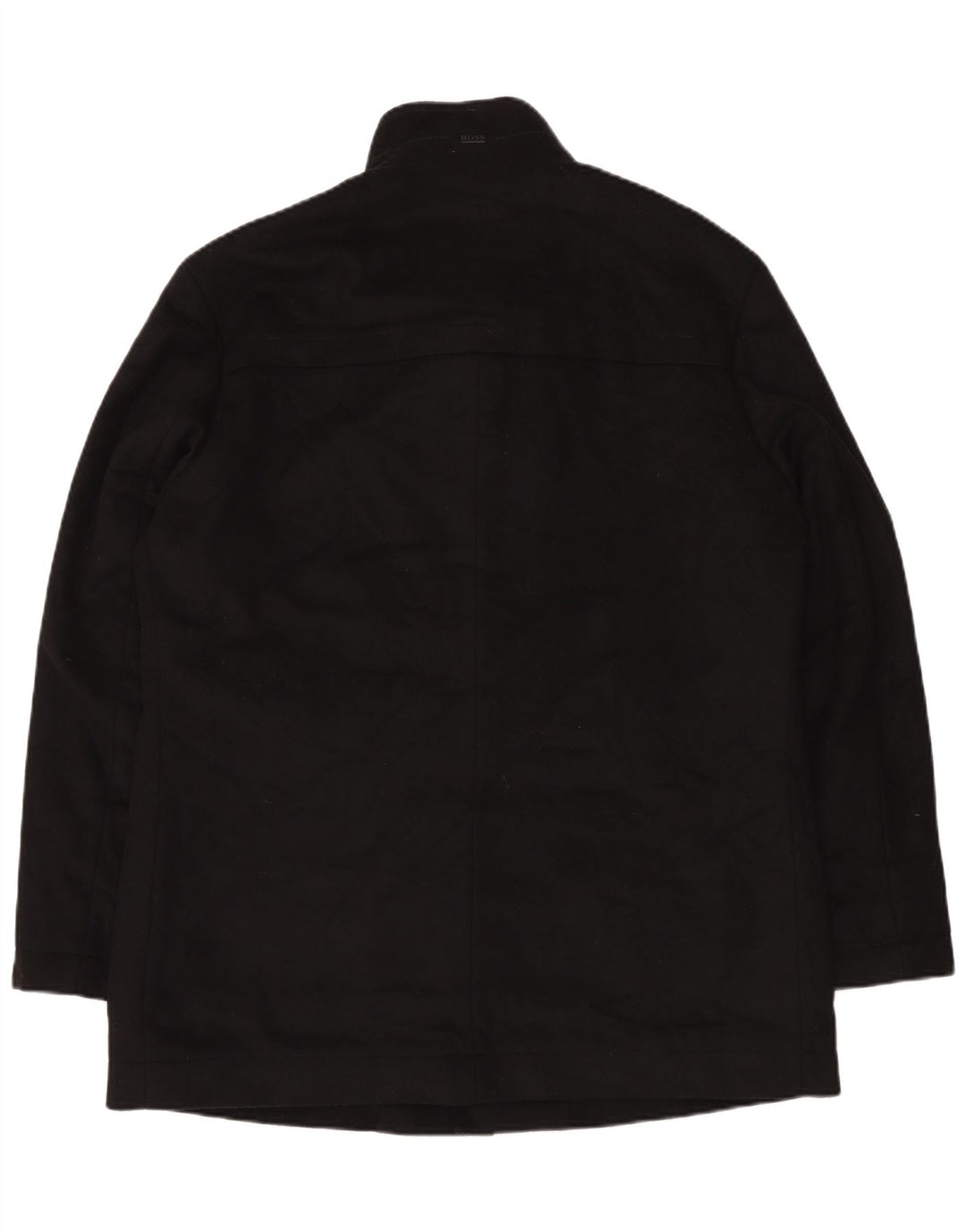 Palton pentru bărbați Hugo Boss EU 56 3XL Lână neagră