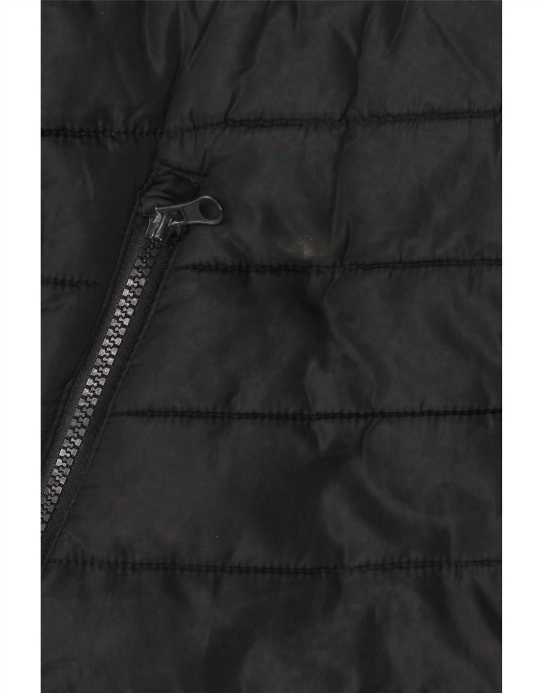 Jack & Jones Gilet căptușit cu glugă pentru bărbați UK 36 Poliester negru mic