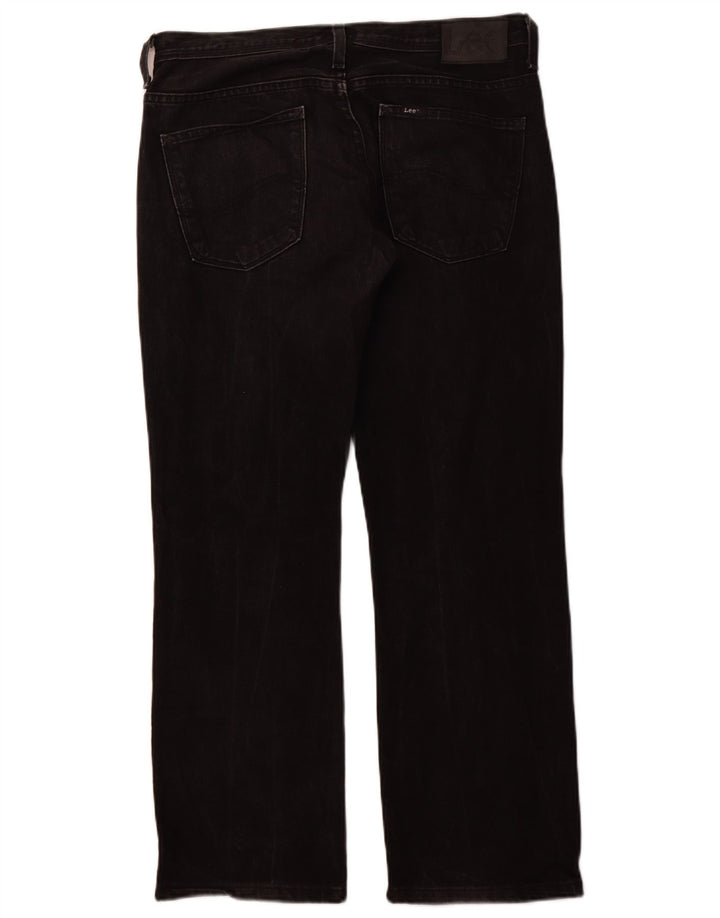 Blugi LEE Knox Straight pentru bărbați W33 L28 bumbac negru
