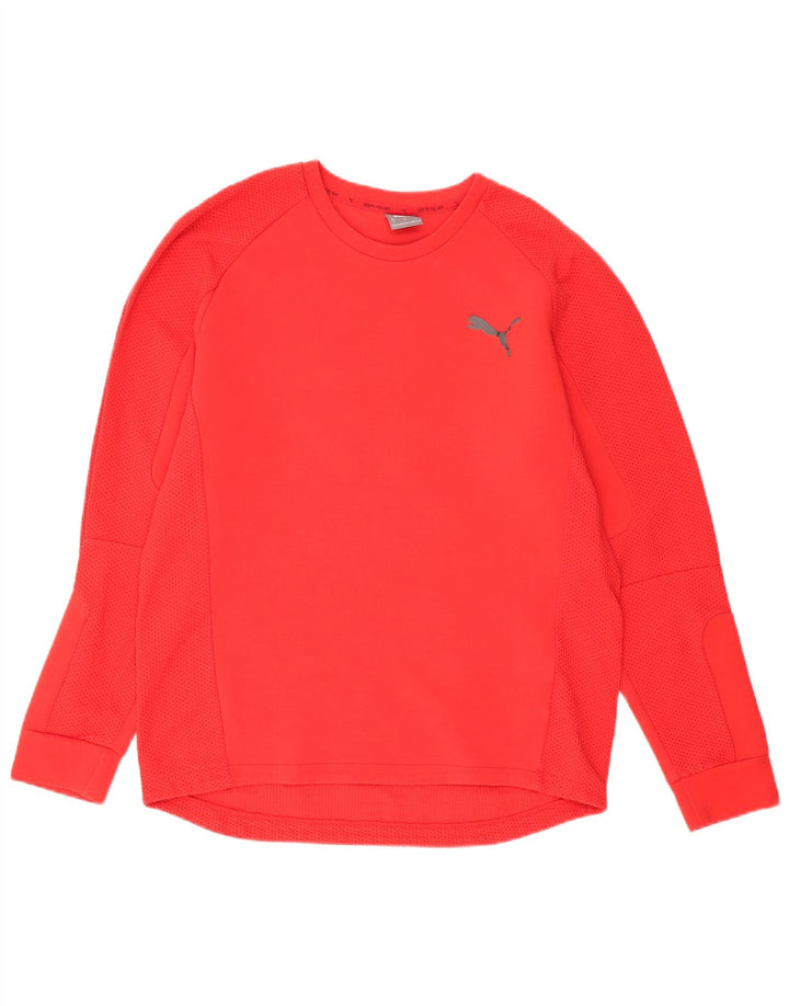 Hanorac pentru bărbați Puma Jumper mare bumbac roșu